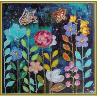 Tablou cu flori - „Gradina vesela”