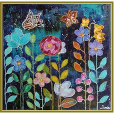 20-9958 / „Gradina vesela” - Tablou cu flori