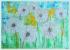 „Zi de vară printre păpădii” - tablou peisaj cu flori