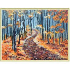 „Toamna rătăcită în pădure” - peisaj de toamnă